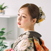 月下美人 ベージュ モデル着用 3 サムネイル