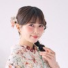 クラシック・デイジー ピンクベージュ モデル着用 2 サムネイル