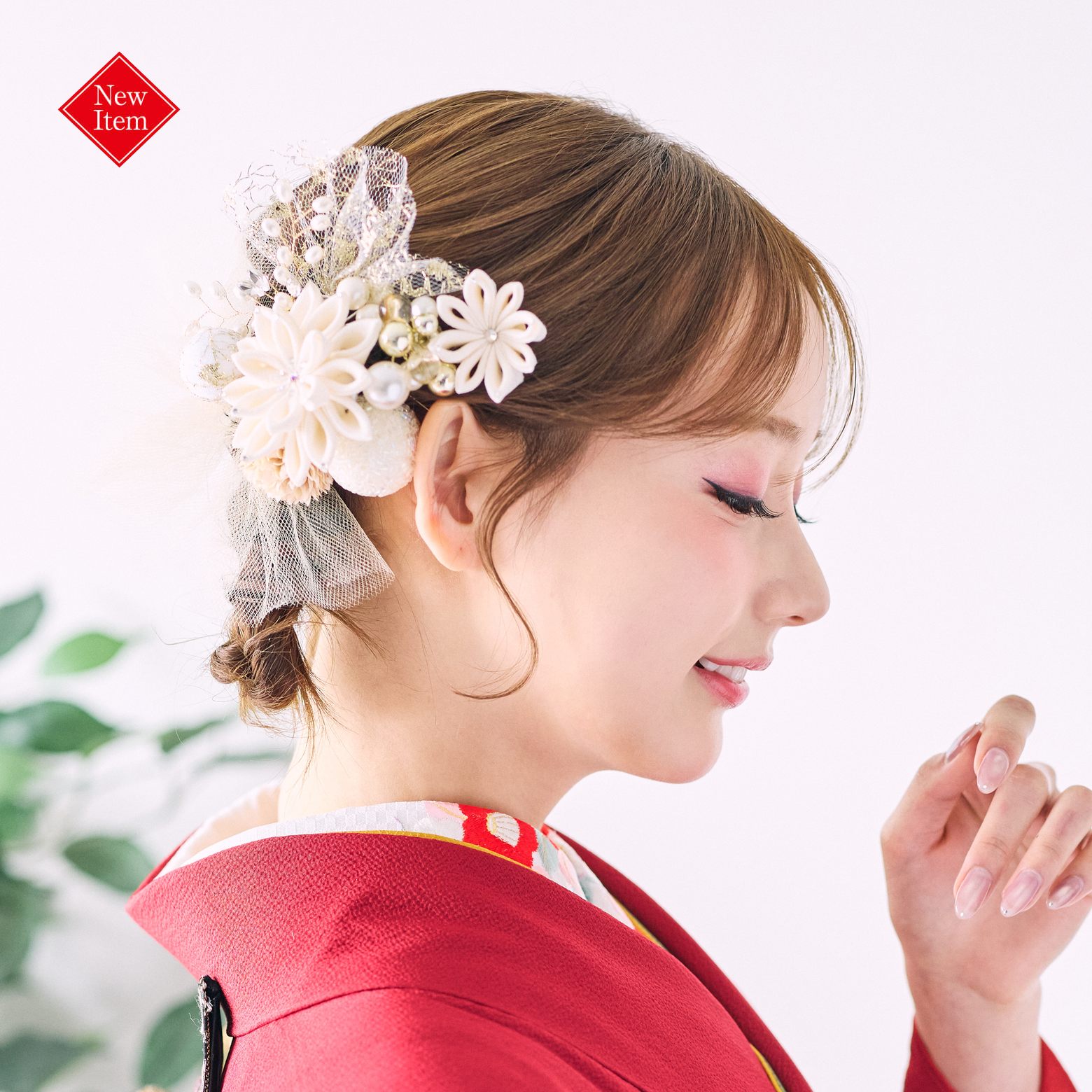 きよら オフホワイト モデル着用
